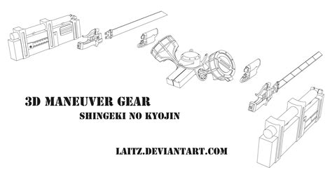 Attack On Titan Maneuver Gear Attack On Titan 3D Maneuver Gear WIP By