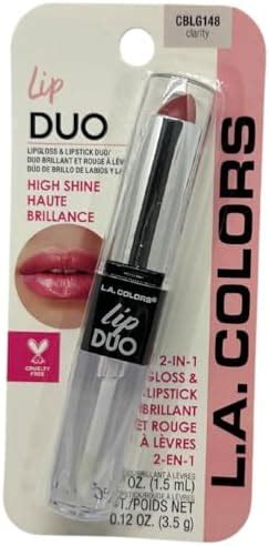 Amazon L A Colors Lip Duo Gloss Lipstick Cblg Clarity Beauty