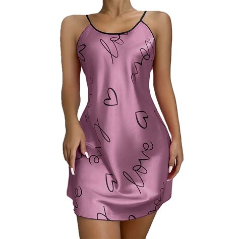 Czscpdaw Plus Size Lingerie For Women Sexy See Through Pajamas Sleepwear Ice Silk Nightwear