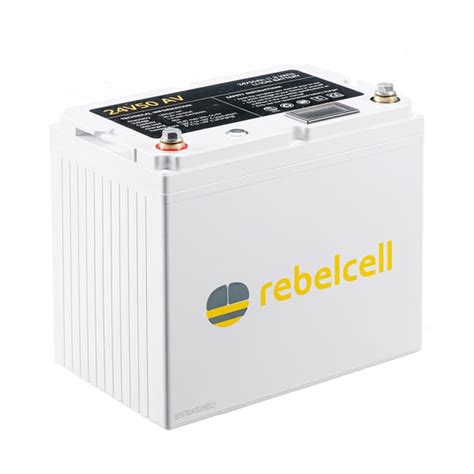 V Ah Rebelcell Lithium Batteri Med Batteriindikator