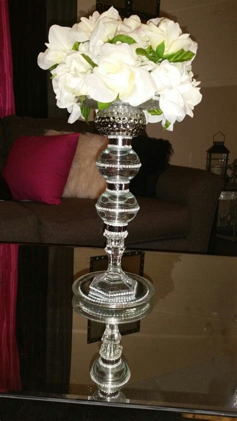 I So Love This Dollar Tree Diy I Did A Beautiful Glass Flower Vase