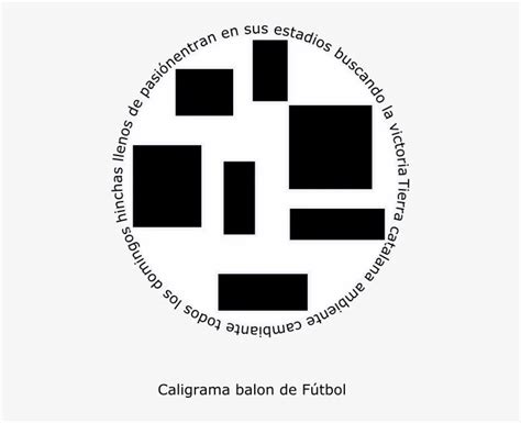 Caligramas Faciles Futbol Imagui