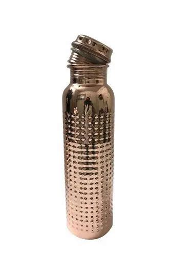 Polished Ml Copper Water Bottle Screw Cap At Rs Piece In