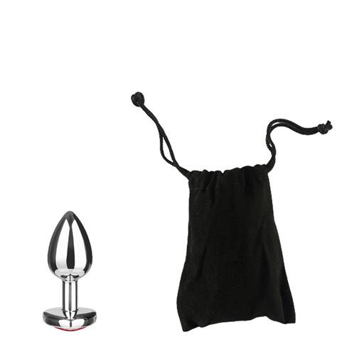 Plug Anal em Alumínio Coração Pequeno em Diversas Cores AP 1802H 3R import