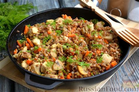 Гречка с грибами, рецепты на RussianFood.com: 158 рецептов