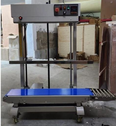 Stainless Steel Centre Seal Vertical Band Sealer Machine Capacity