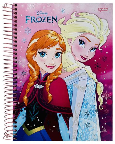 Caderno Univ Frozen 10X1 200 Folhas Jandaia