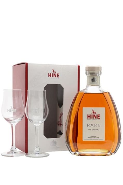 Hine Rare VSOP + 2 glāzes - Cognac