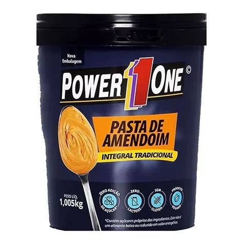 Pasta De Amendoim Integral Lisa PowerOne 1kg Unid ROYAL