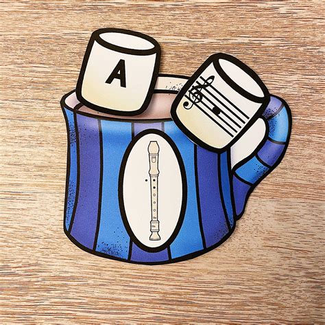 Recorder Fingering Hot Chocolate Center Matching Game Mrs Stouffer S Music Room