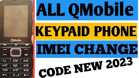 All Q Mobile IMEI Change Code 2023 How To Repair IMEI All Q Mobile