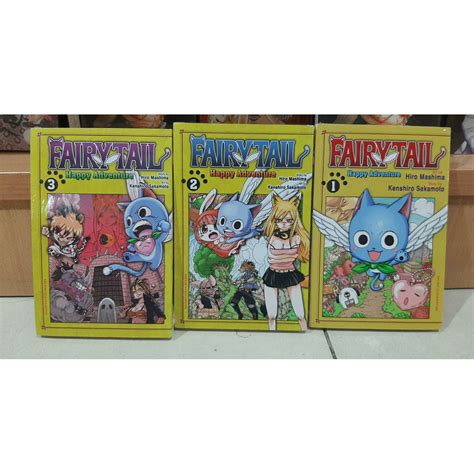 Buku Komik Fairy Tail Happy Adventure Vol 1 2 3 Original Book