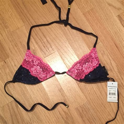 Beach Bunny Swim Sexy Beach Bunny Swimwear Sequins Bikini Top Lace Poshmark