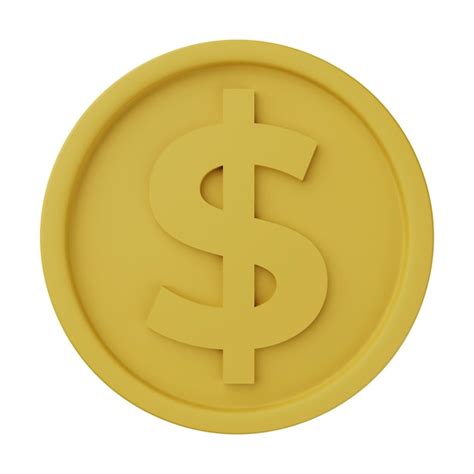 Premium Photo Gold Coin Dollar 3d Illustration