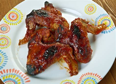 Alitas Picantes Las Mejores The Best Hot Chicken Wings Spanish Text Stock Vector