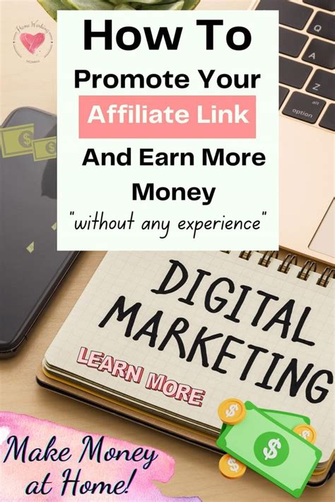 promote  affiliate link  earn  money