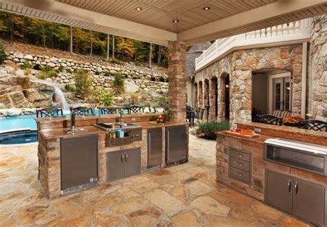 fascinating outdoor luxury kitchen design ideas
