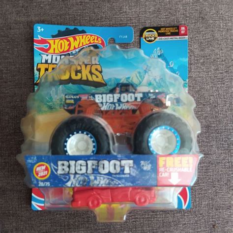 Hot Wheels Monster Truck Bigfoot Big Foot MONSTER TRUCKS LIVE FAN FAVORITES Shopee Malaysia