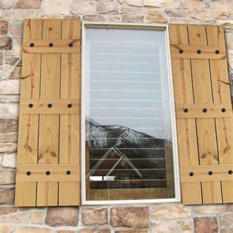 Cedar Farmhouse Style Shutters Rustic Farmhouse Window Etsy