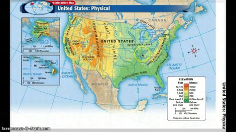 united states physical geography youtube