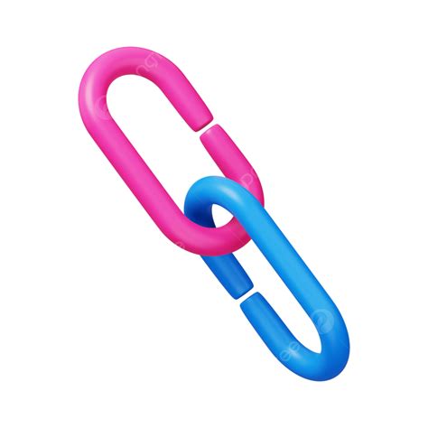 Link 3d Icon Render, 3d Link Icon, 3d Icon Render, Icon PNG Transparent