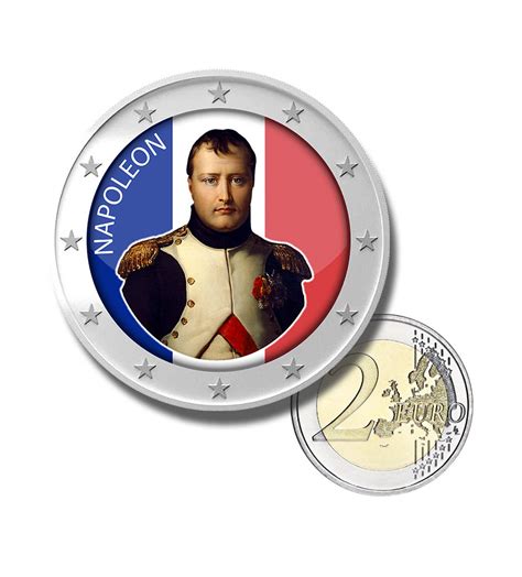 Euro Coloured Coin Napoleon Bonaparte