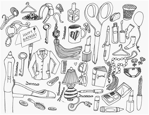 Раскраски Косметика Лучшая Фото Подборка