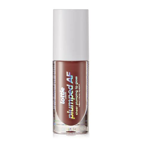 Buy Lottie LONDON Plumped AF Sheer Plumping Lip Gloss In The Nude Achieve Ultimate Shine