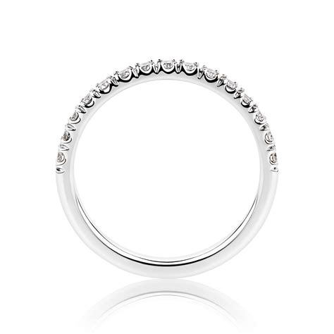 white gold women's wedding ring 7
