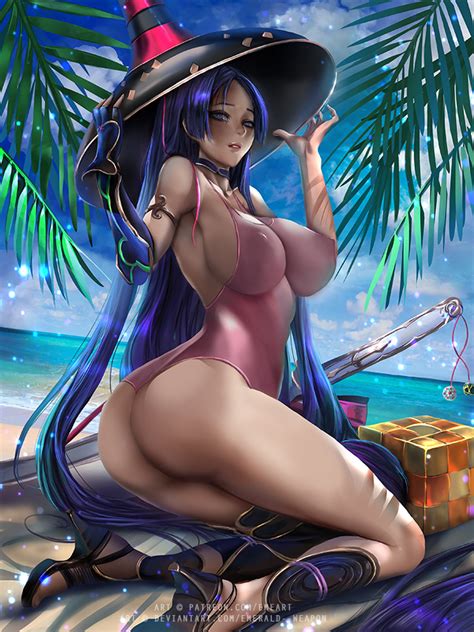 Minamoto No Raikou Swimsuit By Emeraldweapon Hentai Foundry