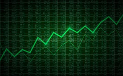 Aff Rsdiagrammet Med Uptrendlinjen Graf St Ngdiagrammet Och