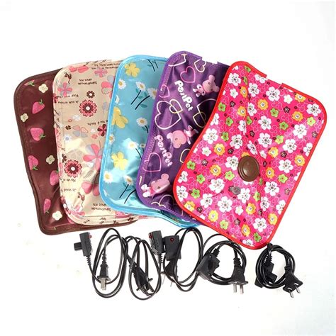 Electric Warm Hot Water Bottle Water Filling Custom Logo Electric Hot Water Bag For Body Pain