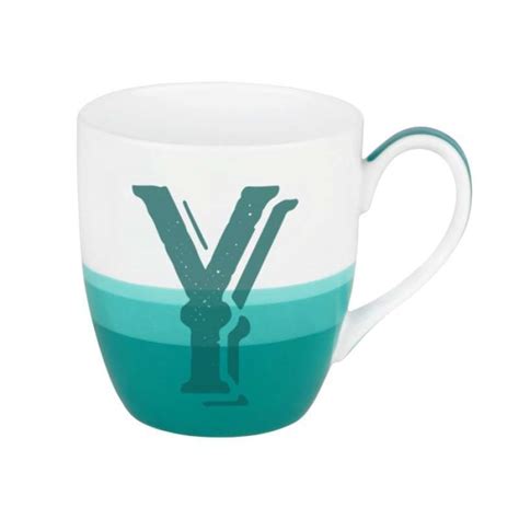 Jual ZEN Mug Gelas Keramik Alphabet Green Huruf Y Di Seller Zen