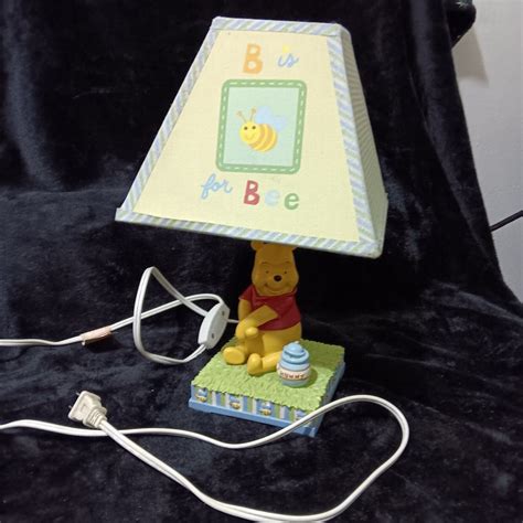 Disneys Winnie The Pooh Hunny Honey Pot Lamp Baby Nursery EBay