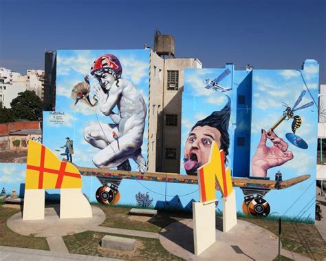 Tale Of The Parrots A Giant Mural By Martin Ron In Villa Urquiza