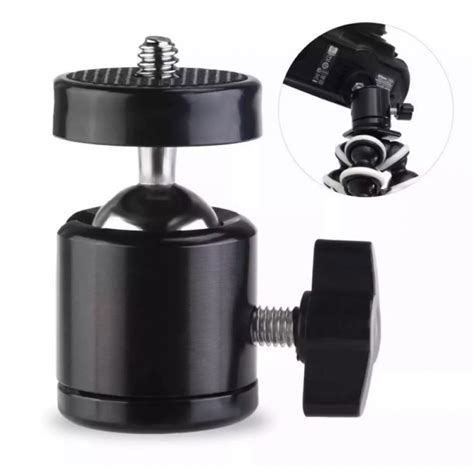 Screw Inch Camera Tripod Mini Ball Head Hot Shoe Adapter Accessory For Digital Camera
