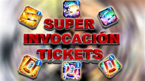 SUPER INVOCACIÓN DE TICKETS PERSONAJES Y ACCESORIOS Bleach Brave