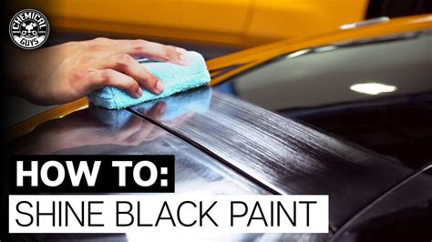 How To Add Shine And Protection To Black Paint Chemical Guys YouTube