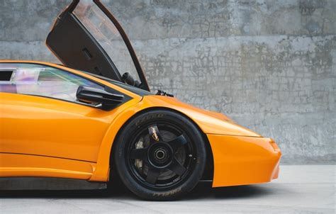 Wallpaper Lamborghini Orange Diablo Lamborghini Diablo Gt For