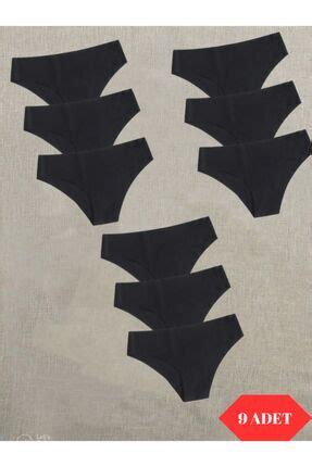 Adeniz Kadın 6 lı Dikişsiz Lazer Kesim Iz Yapmaz Likralı Bikini Slip