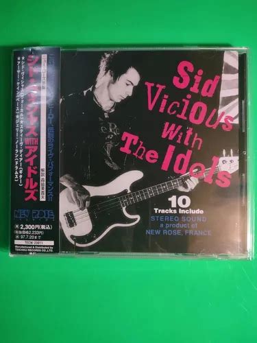 Sex Pistols Sid Vicious With The Idols cd Álbum 1995 Japón MercadoLibre