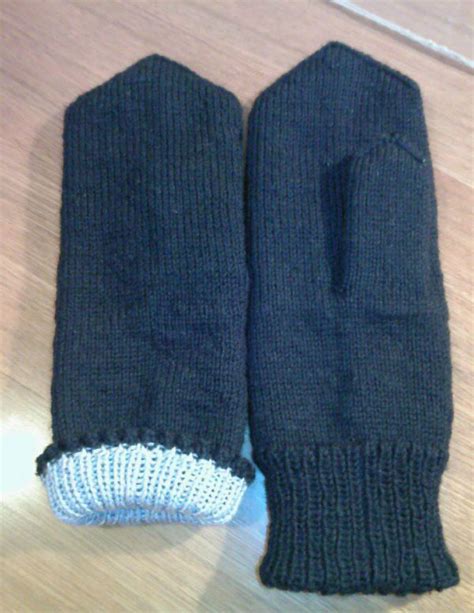 Как связать двойные варежки спицами - пошаговая инструкция с фото