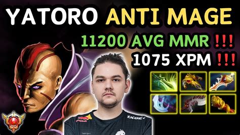 🔥 Yatoro Anti Mage Safelane 11200 Avg Mmr 🔥 Comeback Game Grandmaster Tier Yatorogod Dota 2