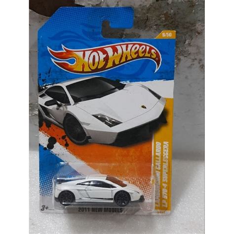 xe Hot Wheels Lamborghini Gallardo màu trắng 1st hàng hiếm Shopee Việt Nam