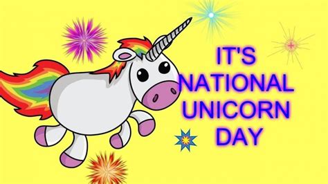 National Unicorn Day April 9 2024 Happy Days 365