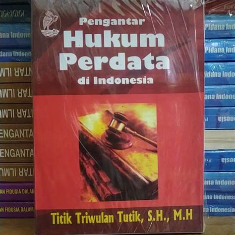 Jual Pengantar Hukum Perdata Indonesia Titik Triwulan Tutik Shopee