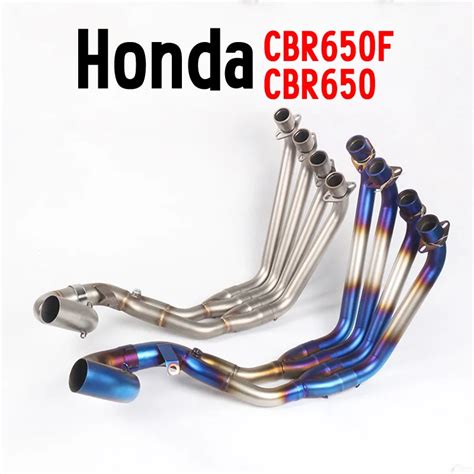 Motorcycle Full Exhaust Systems Pipe For Honda Cbr650f Cbr650 Cb650f