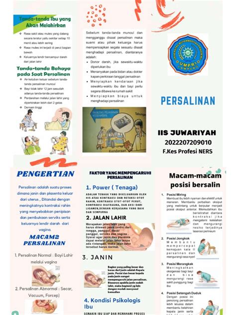 Leaflet Persalinan Pdf
