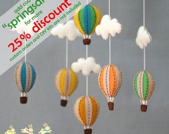 Fun Fair Hot Air Balloons Baby Mobile Baby Mobile
