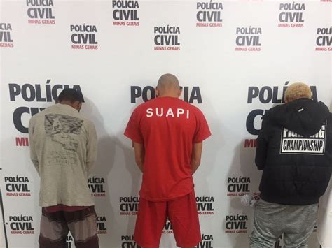 Pol Cia Civil Apresenta Trio Suspeito De Matar Homem Tiros Em